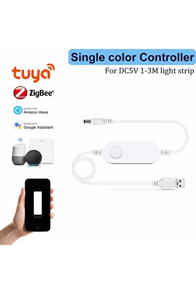 Choice DC Single Color USB Zigbee3.0 RGB LED Strip Dimming Controller DC5V 50...