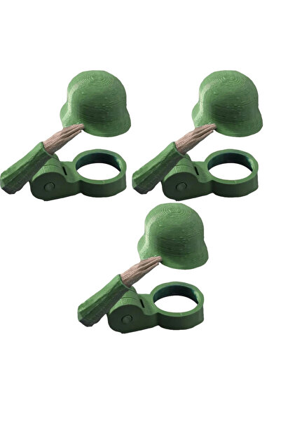 Choice 3pcs Green 1-3pc Soldier Salute Beer Bottle Helmet Dustproof Beer Helm...