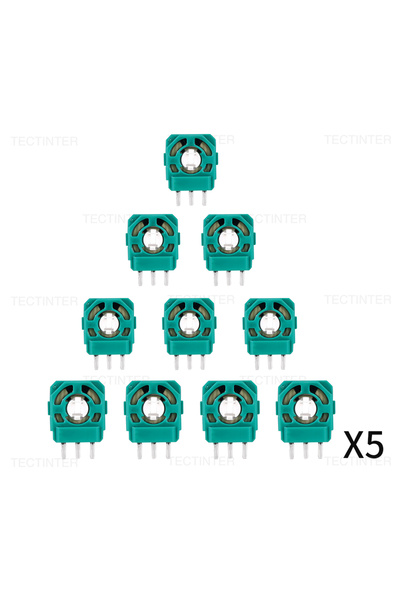 Choice ٥٠ قطعة بديلة لوحدة تحكم PS5، مقياس جهد تناظري ٢ كيلو أوم، لإصلاح عصا ...