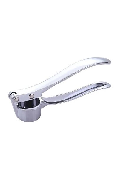 Choice Silver Garlic Press Anti-Skid Thickened Garlic Clip Multifunctional Zi...
