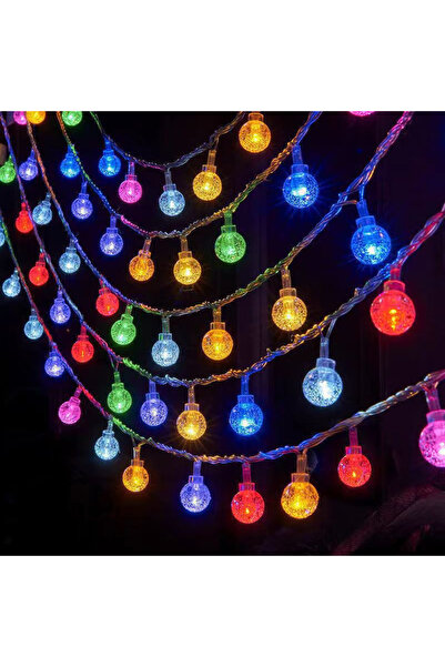 Choice 1.5m 10LEDs Multicolor LED Crystal Ball String Lights Battery Power Ro...