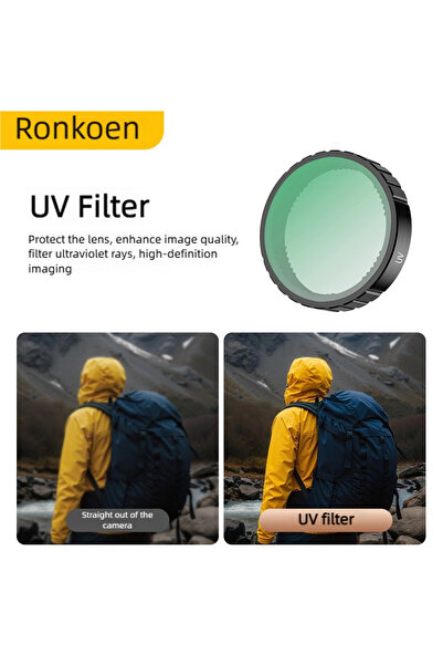 Choice4 فلتر UV Ronkoen لكاميرا DJI Osmo Action 6، مرآة UV، مستقطب CPL، فلتر ...
