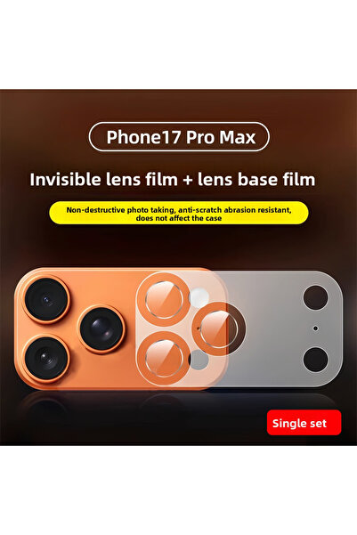 Choice واقي عدسة عالي الدقة (قطعتان) لهاتف آيفون 17 برو ماكس، أو من 2 إلى 5 ق...