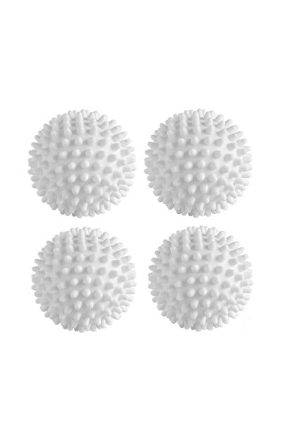 Choice كرة غسيل بيضاء مكونة من 4 قطع لإزالة الأوساخ ومنعها، مصممة خصيصًا لغسا...