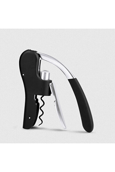 Choice فتاحة زجاجات نبيذ أحمر سوداء، أداة منزلية متعددة الوظائف لفتح زجاجات ا...