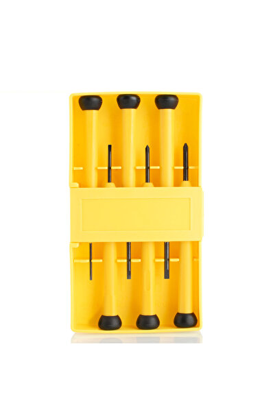 Choice طقم مفكات دقيقة باللونين الأصفر والأسود، طقم مفكات مغناطيسية مشقوقة ومفكات فيليبس للساعات، طقم مفكات للنظارات