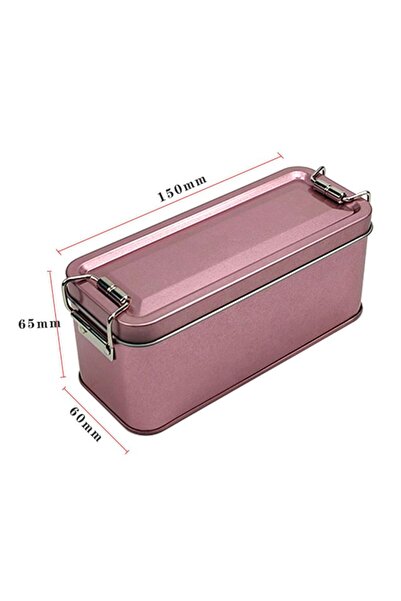 Choice Rose Red High Quality Metal Rectangular Iron Box with Lid Storage Box ...