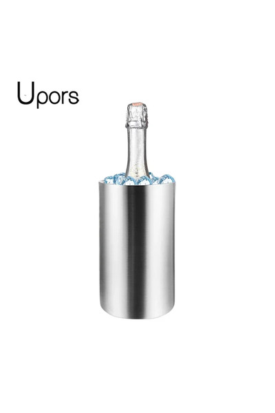 Choice مبرد نبيذ من الفولاذ المقاوم للصدأ من يو بي أو آر إس، دلو تبريد نبيذ م...