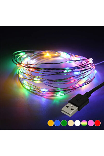 Choice أضواء سلسلة متعددة الألوان بطول مترين، سلك نحاسي بطول 1-20 متر، تعمل ب...