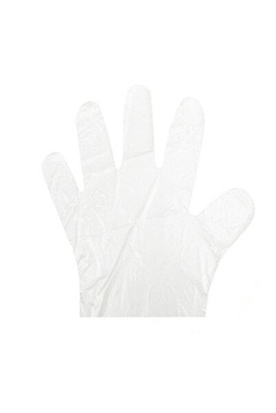 Choice A0412-100 قطعة - قفازات بلاستيكية شفافة للاستخدام مرة واحدة، مناسبة لل...