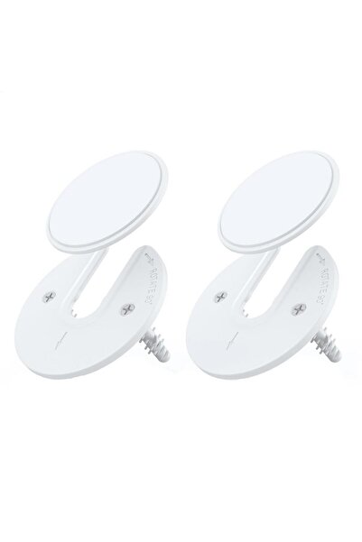 Choice حامل جداري أبيض للأجهزة اللوحية، قابل للتعديل بزاوية 90 درجة، مناسب لأجهزة iPad/Kindle/قارئات الكتب الإلكترونية