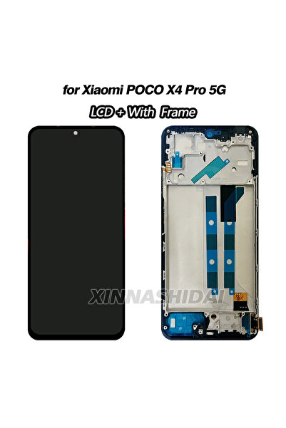 Choice1 شاشة LCD جديدة سوداء بإطار لهاتف Po X4 Pro 5G، شاشة لمس رقمية بديلة لـ 2