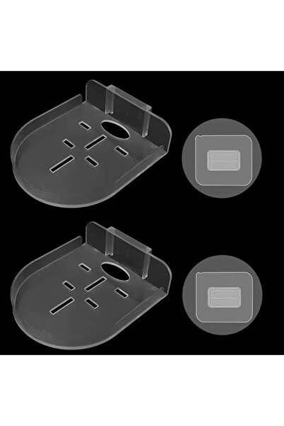 Choice 2X Clear 1/2Pcs Punch-Free Security Surveillance Camera Socket Stand S...