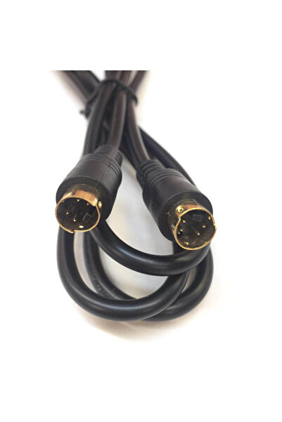 Choice كابل S-Video عالي الدقة بطول 3 أمتار، مطلي بالذهب، صغير DIN، 4 دبابيس،...