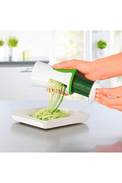 Choice قطاعة خضار حلزونية يدوية 3 في 1، قطعة واحدة، لتقطيع الخضار والجزر والكوسا والمعكرونة