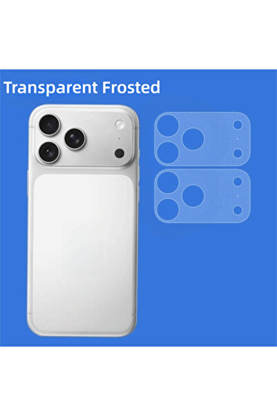 Choice واقي عدسة كامل التغطية لهاتف آيفون ١٧ برو ماكس، قطعتان، مضاد للخدش، غي...