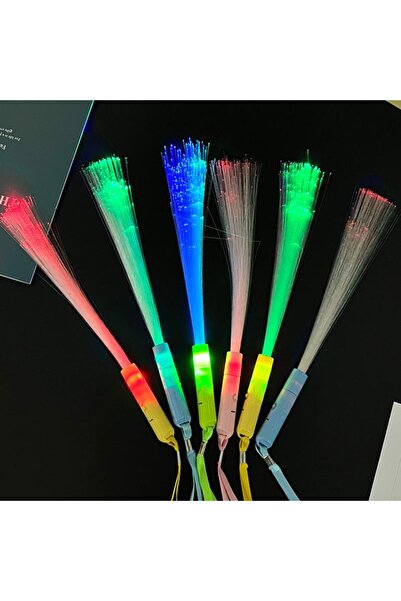 Choice 5 قطع عشوائية، 5/10 قطع من الألياف البصرية الفلورية الملونة، ألعاب، هد...