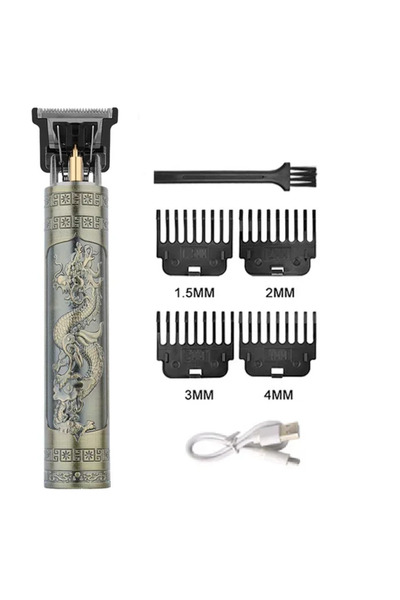 Choice 060- ماكينة حلاقة الشعر الكلاسيكية برونز دراغون T9 للرجال، أدوات أساسي...