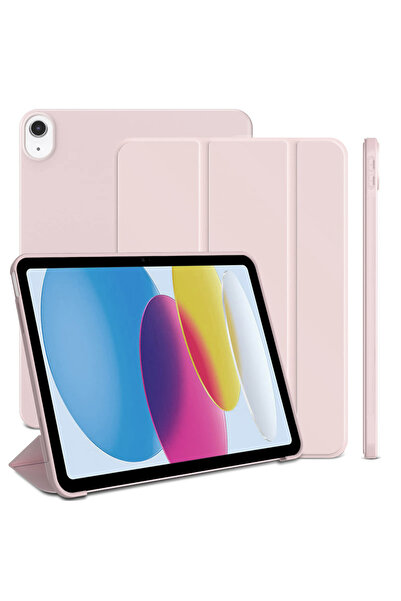 Choice جراب وردي اللون لجهاز iPad (A16) من الجيل العاشر والحادي عشر (A16) مقا...