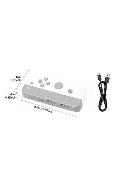 Choice GRAY USB Hub Type C Cartoon Game Modeling HUB 4-in-1 Multi-Port Expans...