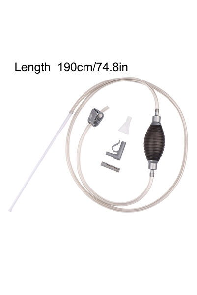 Choice منظف حوض السمك A1 بطول 190 سم، مغير ماء يدوي، مضخة شفط يدوية لحوض السمك