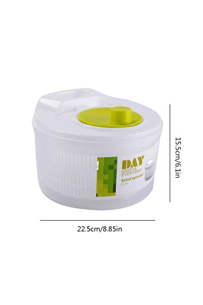 Choice مجفف سلطة كهربائي من ألويت سي، قابل لإعادة الشحن، لتجفيف الفواكه والخض...