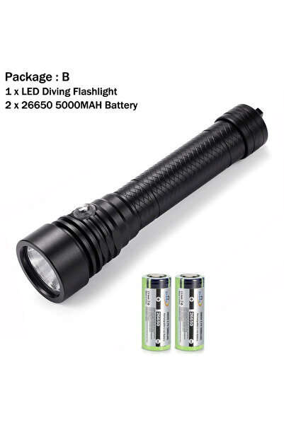 Choice مجموعة إضاءة بيضاء ثابتة التركيز ببطارية ليثيوم أيون من إيكايو، طراز جديد احترافي عالي الطاقة لصيد الأسماك بالرمح