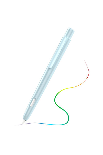 Choice حافظة زرقاء سماوية لقلم الرصاص من الجيل الثاني، غطاء واقٍ قابل للسحب م...