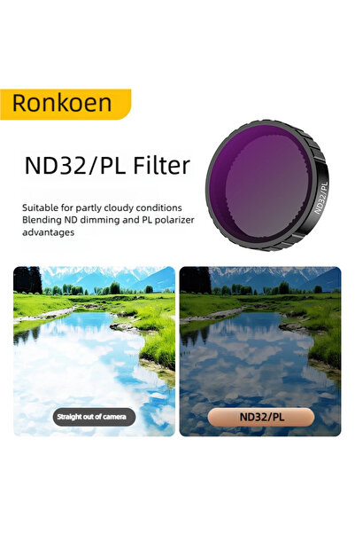 Choice ND32PL Filter Ronkoen ND CPL Filter for DJI OSMO Action4/5Pro Action C...