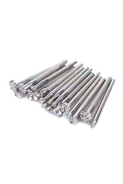 Choice 20x 20x أداة طباعة جلدية، نحت من سبيكة معدنية، صناعة يدوية، ختم ثقب، ن...