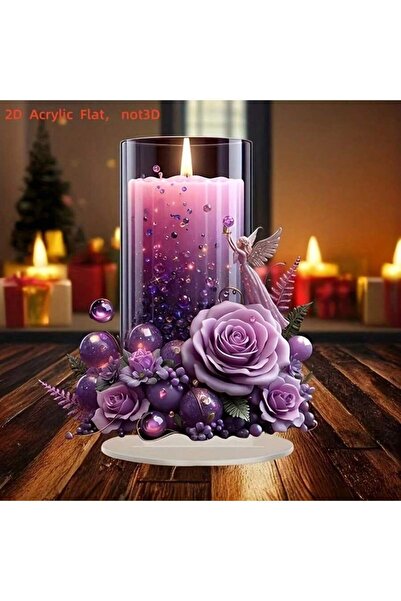 Choice قطعة واحدة من زينة طاولة الشموع، هدايا للصداقة، هدايا للأصدقاء، زينة للدراسة، ح.