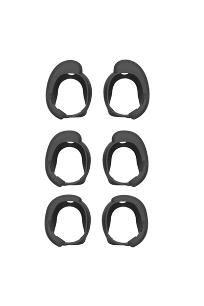 Choice 3 أزواج من أغطية أطراف الأذن المصنوعة من السيليكون الأسود من باريس، ما...