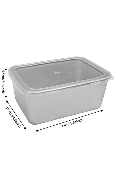 Choice علبة بغطاء من الفولاذ المقاوم للصدأ 304 لحفظ الطعام طازجًا، حاوية محكم...