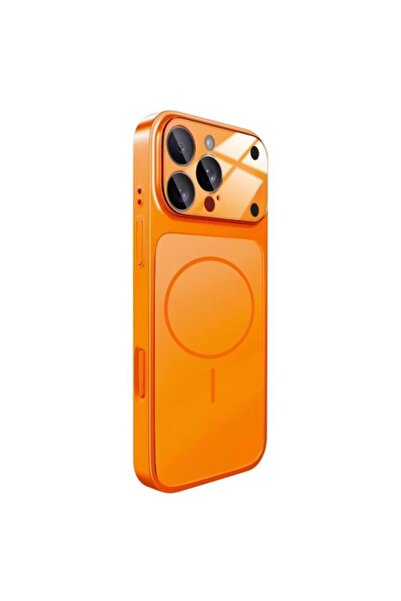 Caseji İphone 15 PRO MAX Uyumlu 17 PRO MAX Görünümlü AG Cam Kamera Lensli Mag...