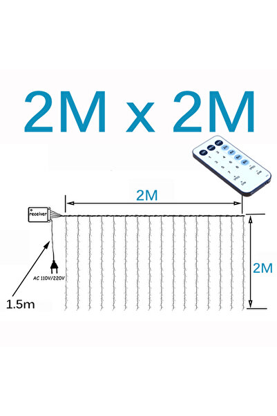 Choice قابس أوروبي 220 فولت، إضاءة بيضاء دافئة، 2 متر × 2 متر، 6 متر × 3 متر،...