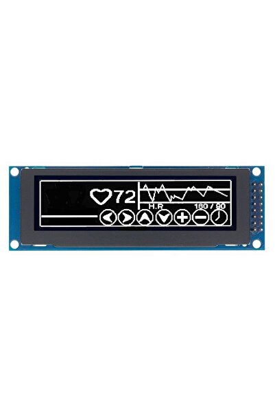 Choice شاشة OLED بيضاء حقيقية 3.12 بوصة بدقة 256 × 64 بكسل (25664 نقطة) - وحد...