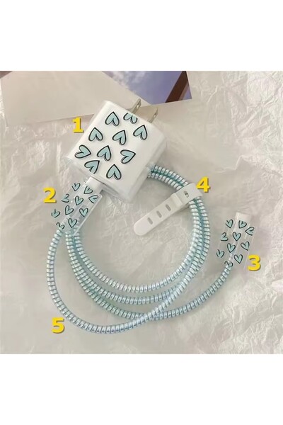 Choice Style 03 Butterfly Charger Protective Case Cable Protector For iPhone ...