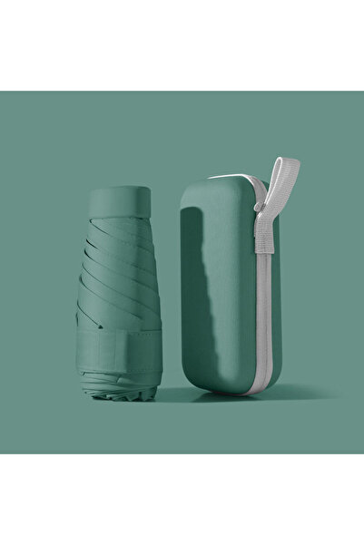 Choice مظلة حديدية خضراء 6K فائقة الخفة قابلة للطي، صغيرة الحجم، مع علبة، فتح...