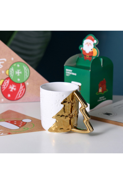 Choice 301-400ml white cup Christmas Gifts Creative Couple Mugs Ceramic Water...