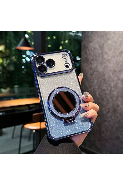 Choice جراب هاتف آيفون 17 برو، مطلي باللون الأزرق، مقاوم للصدمات، بأربعة زواي...