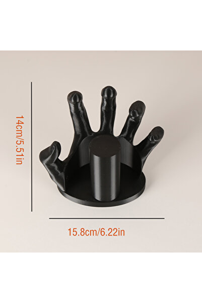 Choice BLACK 1 PC Gothic style black witch hand, bathroom toilet paper decora...