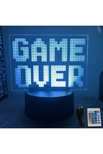 Choice B16-Gaming 07 NEON GAMER 3D Lamp LED Night Light Gaming Setup RGB Chil...