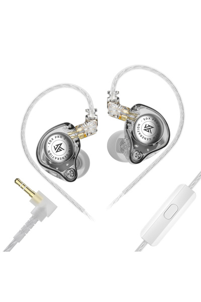 Choice سماعات أذن ديناميكية داخلية من نوع Clear MIC KZ EDX PRO 2 مقاس 3.5 ملم...