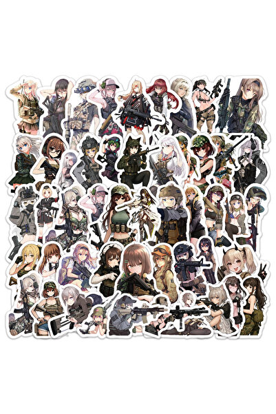 Choice 52 قطعة، 50 قطعة، ملصقات جرافيتي لشخصيات أنمي عسكرية، ملصقات زخرفية لل...