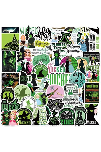 Choice 50pcs 50PCS Cartoon Magic Bad Witch Graffiti Stickers Wicked Musical D...