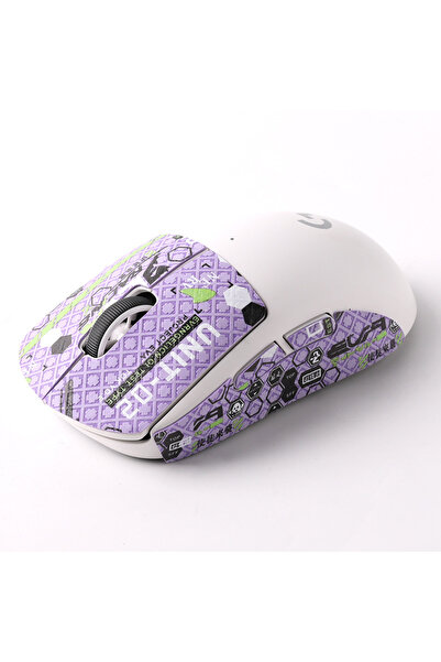 Choice شريط لاصق مانع للانزلاق للفأرة، لون بنفسجي، مقاوم للعرق والانزلاق، مناسب لفأرة Logitech G Pro