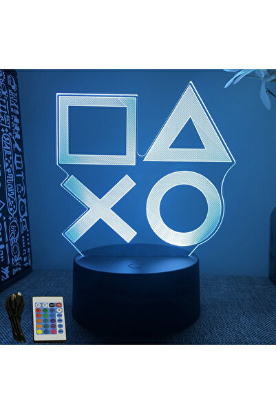 Choice B16-Gaming 05 NEON GAMER 3D Lamp LED Night Light Gaming Setup RGB Chil...