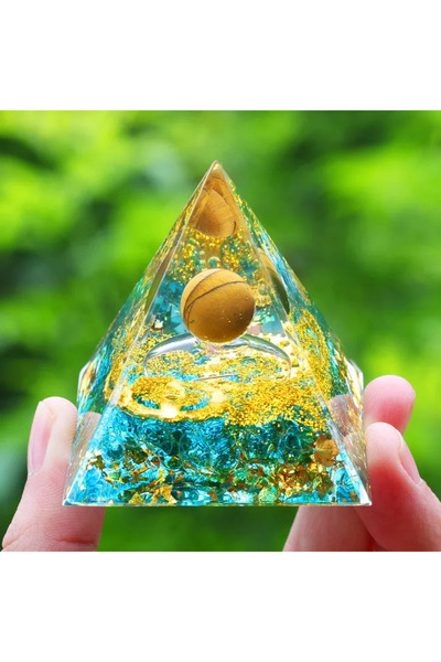 Choice هرم الطاقة a7 أورغونيت ريكي كرة الجمشت الطبيعية أحجار كريمة علاجية أدو...