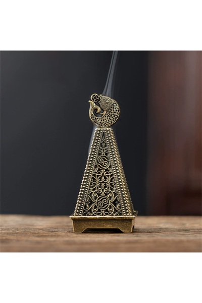 Choice كما هو موضح، مبخرة بخور عتيقة من الحديد الزهر، إطار ناشر للروائح العطرية، ديكور منزلي