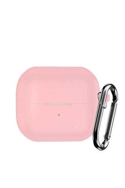 Choice جراب سيليكون وردي فاتح لسماعات سامسونج Buds 3 / Buds 3 Pro، ملحقات سما...